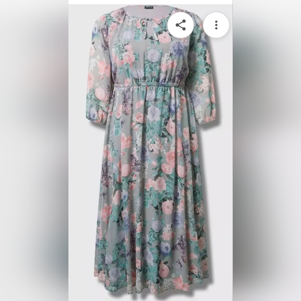 Torrid Floral - Spring Dress - NWT - Picture 2 of 5